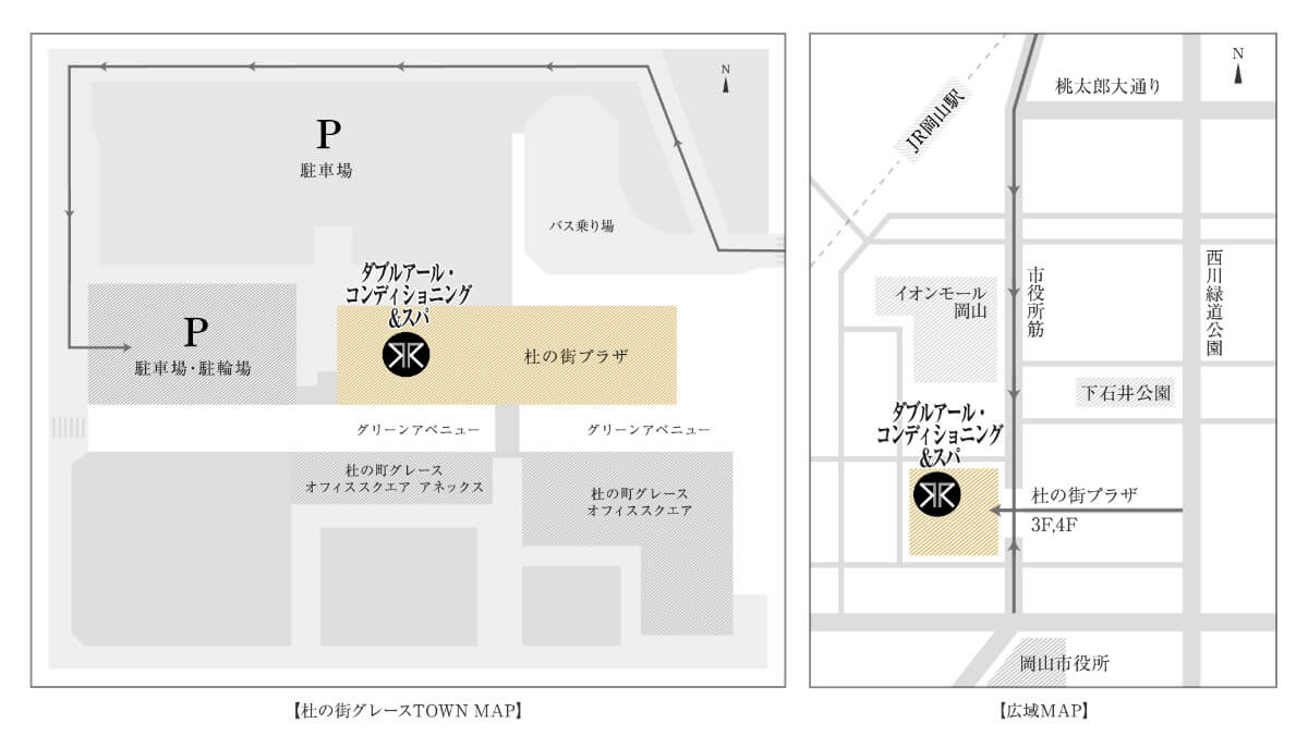 杜の街グレースTOWN MAP｜広域MAP